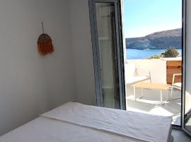 Kanala Sea View, acomoda&ccedil;&atilde;o com cozinha em Kanala