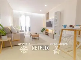 La cosy - Moderne - Pro ou couple av Enfants - Entrer autonome -Les Bonn'appartts-sur-Seine