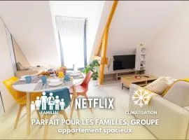 Les bonn'apparts sur seine - La spacieuse - Famillial 6pers - Parking