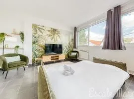 Escale-marne fr - 001 - RDC - Private Terrace - Free Parking - Free Luggage Storage - Metro 8 Eiffel Tower -All equipped - Linen Included - Washing Machine - Dish Washer - Luxury Mattress 160X200 - Panoramic View - From 1 to 4 guests