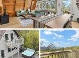 Cozy Mtn Cabin - Epic Views - Hot Tub - Fire Pit
