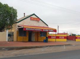 Meekatharra Hotel accommodation with food Option, pet-friendly hotel in Meekatharra