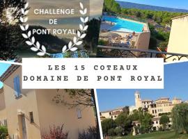 Les 15 coteaux, Ferienpark in Mallemort