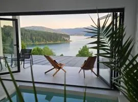 Moon Lake Bicaz - Aurora Sky