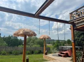 Dom na mazurach, sauna, jacuzzi, jezioro Garbas, łódka, 5 sypialni