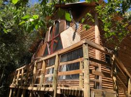 Caba&ntilde;a Nido de Aguilas, Vilches Alto, San Clemente, Maule, caba&ntilde;a en San Clemente