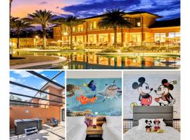 Beautiful 3 Bedroom Villa with Private Hot Tub, 10 mins to Disney!, kotedžas Kisimyje