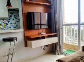 Apartamento Ao lado Animalia Park com piscina e estacionamento