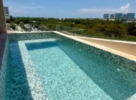 Chichén 27 Departamentos nuevos con piscina cerca de Ferry a Isla Mujeres