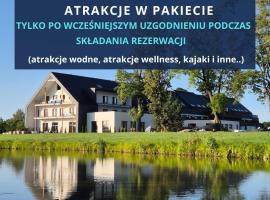 Natural Hotel-Ostróda-basen na III kondygnacji-pokoje wellness z saunami，奧斯特魯達的飯店