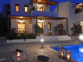 Family-Friendly Villa Bluefairy Dafni with Pool, walk to Restaurants!, hotel v mestu Dhimitroulianá