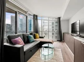 1 Bd with a Romantic View of Trains in Downtown