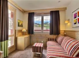 Studio cabine chaleureux, 4 pers, balcon, vue montagnes, près des pistes, spa - FR-1-455-184