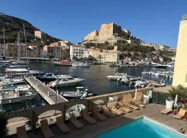 appartement climatisé vue panoramique sur port Bonifacio