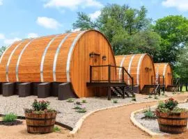 Romantic Chardonnay Wine Barrel Cabin