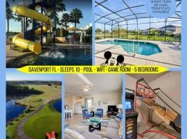 5BR Spacious Villa with Private Pool, Near Disney