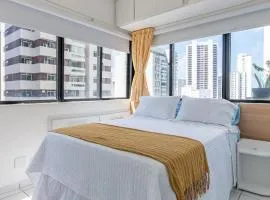 Apartamento com vista incrível e piscina - GS501