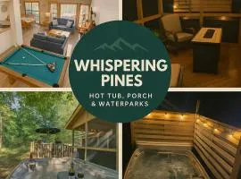 Whispering Pines Hot Tub, Porch & Waterparks