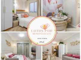 LotusPod 1BR Penthouse at Cebu Park Residences - FREE Parking, Near Ayala, IT Park, IEC Convention