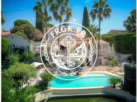 FRGK Luxury Villa in Antibes Heated Pool Spa