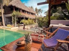 Paraíso del Surf, A 50m de las Olas Perfectas, AC, Starlink, Piscina, La Saladita surf