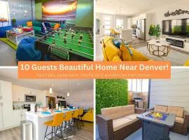 Spacious 4BD Near Denver w BBQ, Game Room & Office