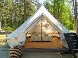 Glamping by the beach