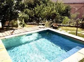 MONTERA Appartement Centre-ville avec piscine chauffée et jardin
