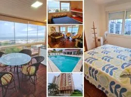 Apto vista mar | 200mts da praia | Quatro Praças