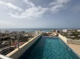 Piscine à débordement, Rooftop, Vue Mer & Babyfoot