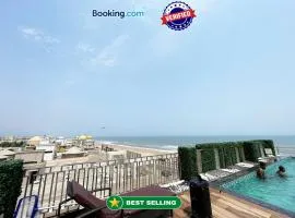 FRONT SEA VIEW ROOMS with-ROOF TOP SWIMMING POOL LUXUARY HOTEL TB - S- PURI