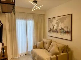 Downtown 2 Suites Piscina, ar, academia, cowork e vaga