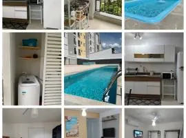 Jathy - centro, Varanda Gourmet, ar condicionado, Piscina e Wi-Fi