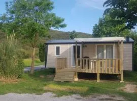 Mobil home 6 pers, terrasse en Ardèche - API-1-52-777