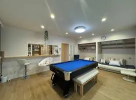 Lhouseー遊べる宿ビリヤード 大型スクリーン 岡山駅徒歩15分