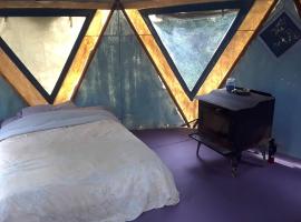 Yurt Nestled in Nature on Community in Nova Scotia, Canada, glamping site in South Maitland