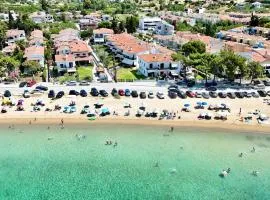 Beachfront Bliss in Nikiti, Spacious 2 Story Villa with Stunning Sea Views