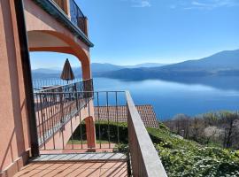 Oggebbio में, होटल Apartment in Oggebbio with Lake Maggiore Views
