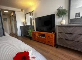 Studio for 4 people with Pool Jacuzzi Sauna BBQ