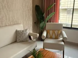 Wabi Sabi 2Bhk Furnished Apartment WiFi Kitchen Smart Tv by Abhibha Stays