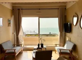 Duplex vue mer à Rochebonne Plage Parking