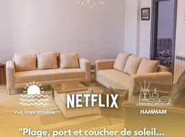 vue sur mer avec hammam et accès direct à leau