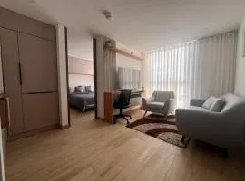 Bogotá Centro, Cerca de Monserrate y La Candelaria, Apartamento Moderno con Terraza panorámica, 2 habitaciones