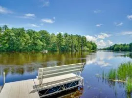 Private Hot Tub Riverfront Escape in Shawano