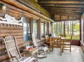 Lakeside Log Cabin with Porch in Monadnock Region