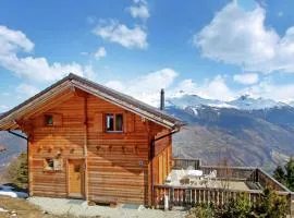 A luxurious 6 person chalet with superb view