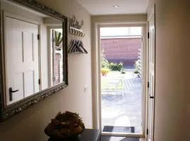 Atmospheric Wadden houses located next to each other near the Wadden Sea