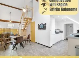 Le Duplex Moutarde, prox centre et Gare, 50m2, climatisation