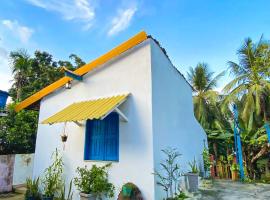 Chalé com deck de frente à praia do Vai-Quem-Quer，位于贝伦的酒店