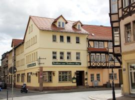 Hotel Garni zum Goldenen Ring, bed and breakfast en Quedlinburg